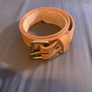 Corter Leather belt Natural tan (32)